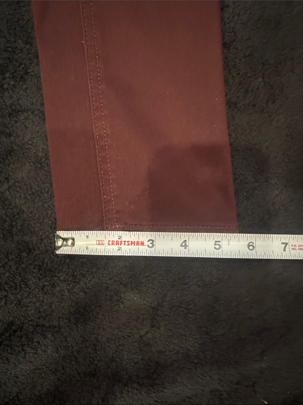 Xray Jeans Men's Skinny Rust Red Stretch Jeans - Picture 3 of 5